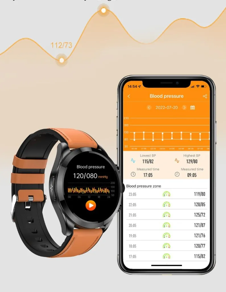 Smartwatch z pomiarem cukru Medatech TKY440