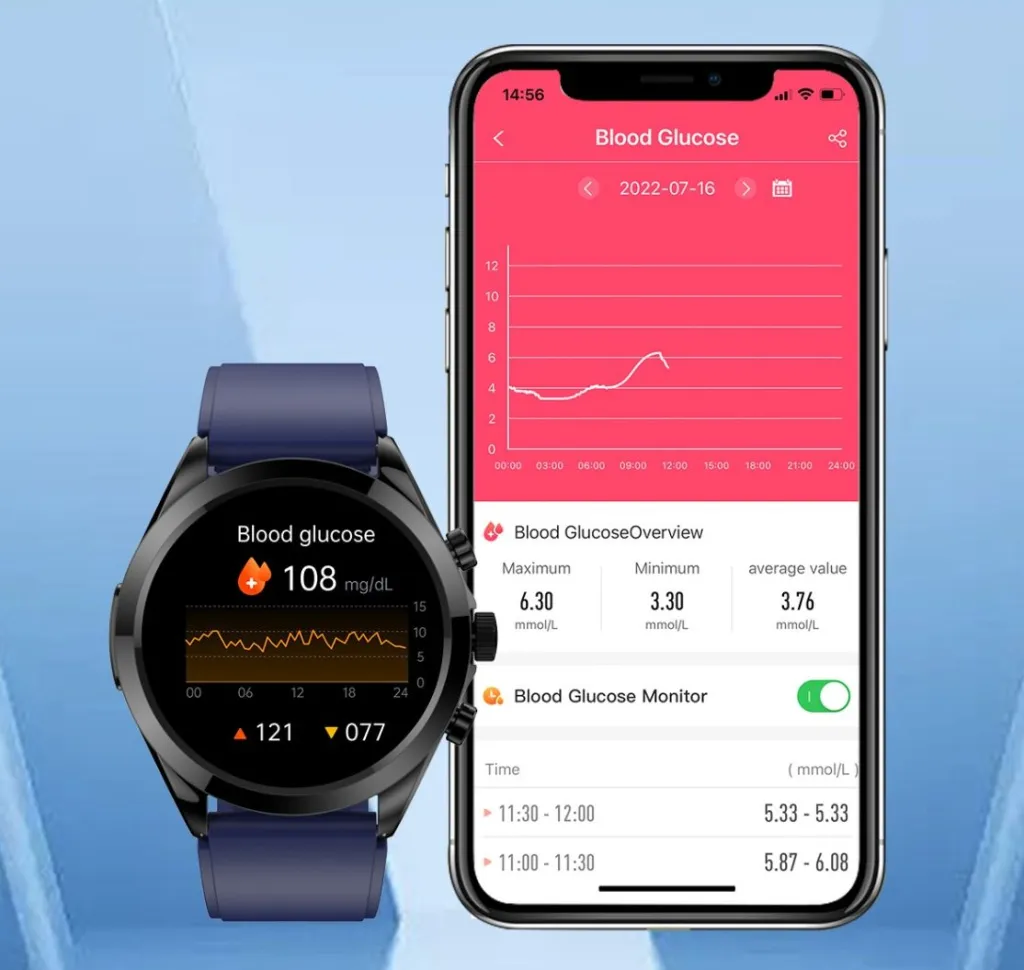 Smartwatch z pomiarem cukru Medatech TKY440