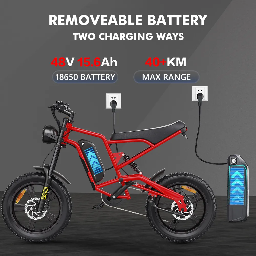 ROWER ELEKTRYCZNY Rowery Elektryczne E-Bike B6 50KM/H ZASIĘG 70KM Shimano