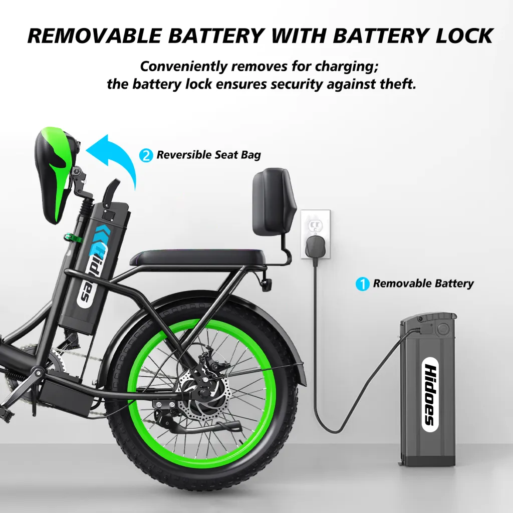 Rower ELEKTRYCZNY HIDOES C1 40KM/H ZASIĘG 70KM E-Bike