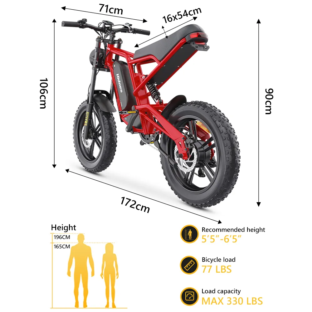 ROWER ELEKTRYCZNY Rowery Elektryczne E-Bike B6 50KM/H ZASIĘG 70KM Shimano