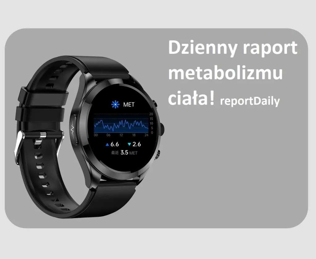 Smartwatch z pomiarem cukru Medatech TKY440