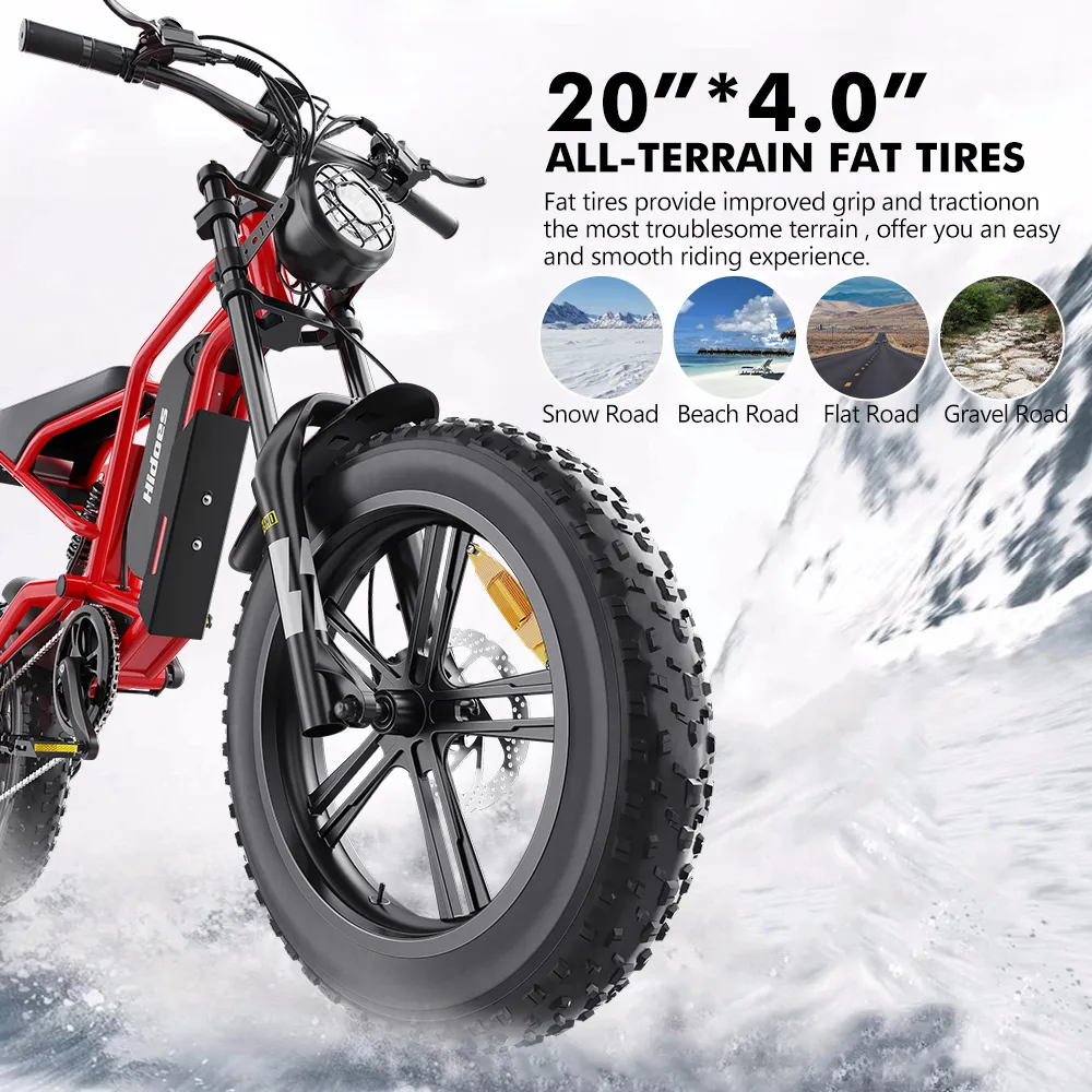 ROWER ELEKTRYCZNY Rowery Elektryczne E-Bike B6 50KM/H ZASIĘG 70KM Shimano